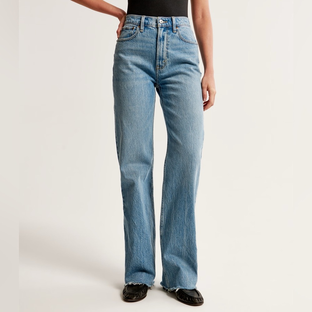 Classic Blue Straight Leg Jeans